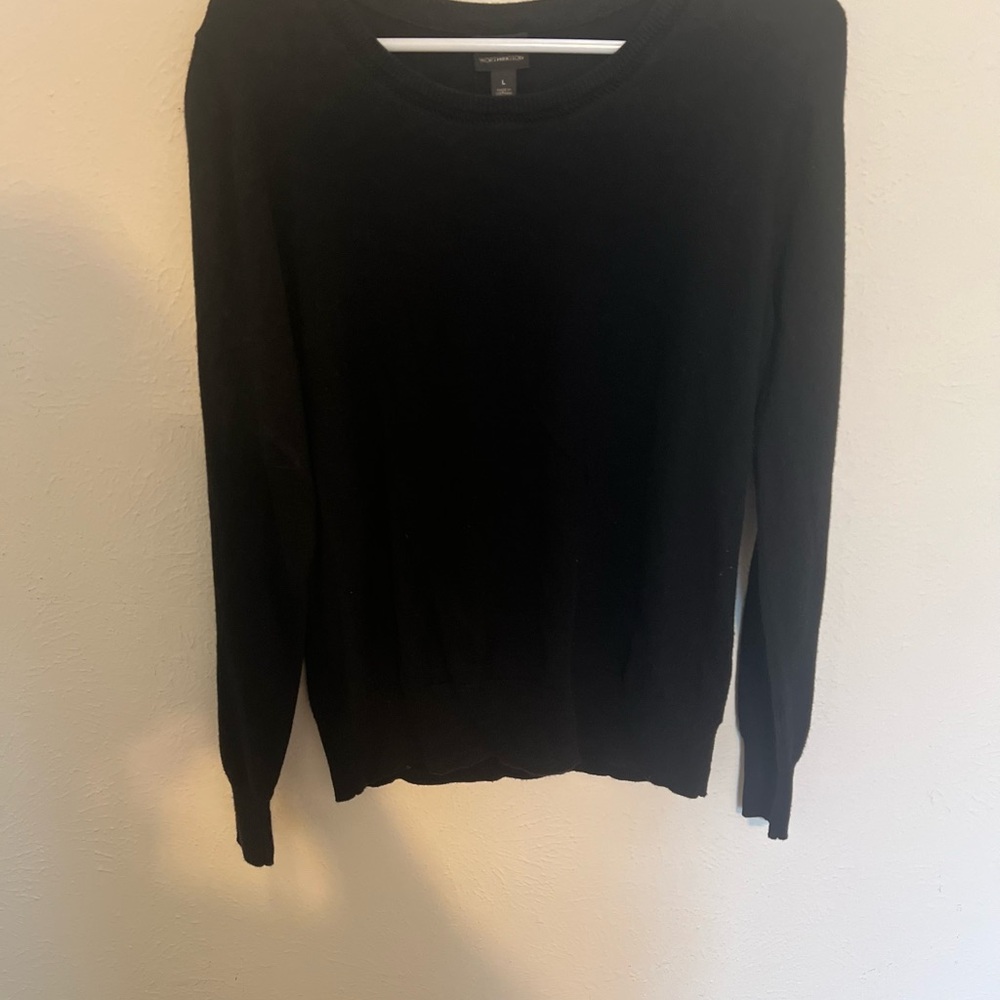 Worthington Elegant Black Knit Top